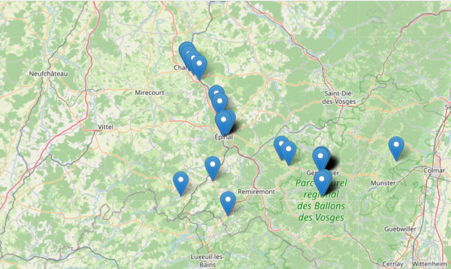 Cartographie de diffusion massive DIFFMEDIA