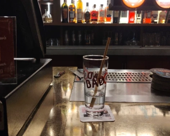 Sous-bock publicitaire diffusé en bar et restaurant